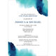 Blue Watercolor Invitations Image 7 of 7
